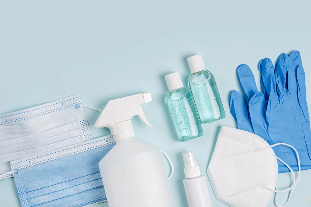 Kit d'urgence Sanitaire — masques, gants, gel hydroalcoolique